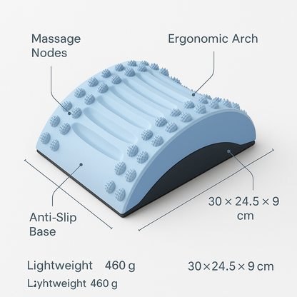 New Lumbar Support Massaging Stretch Yoga Mat